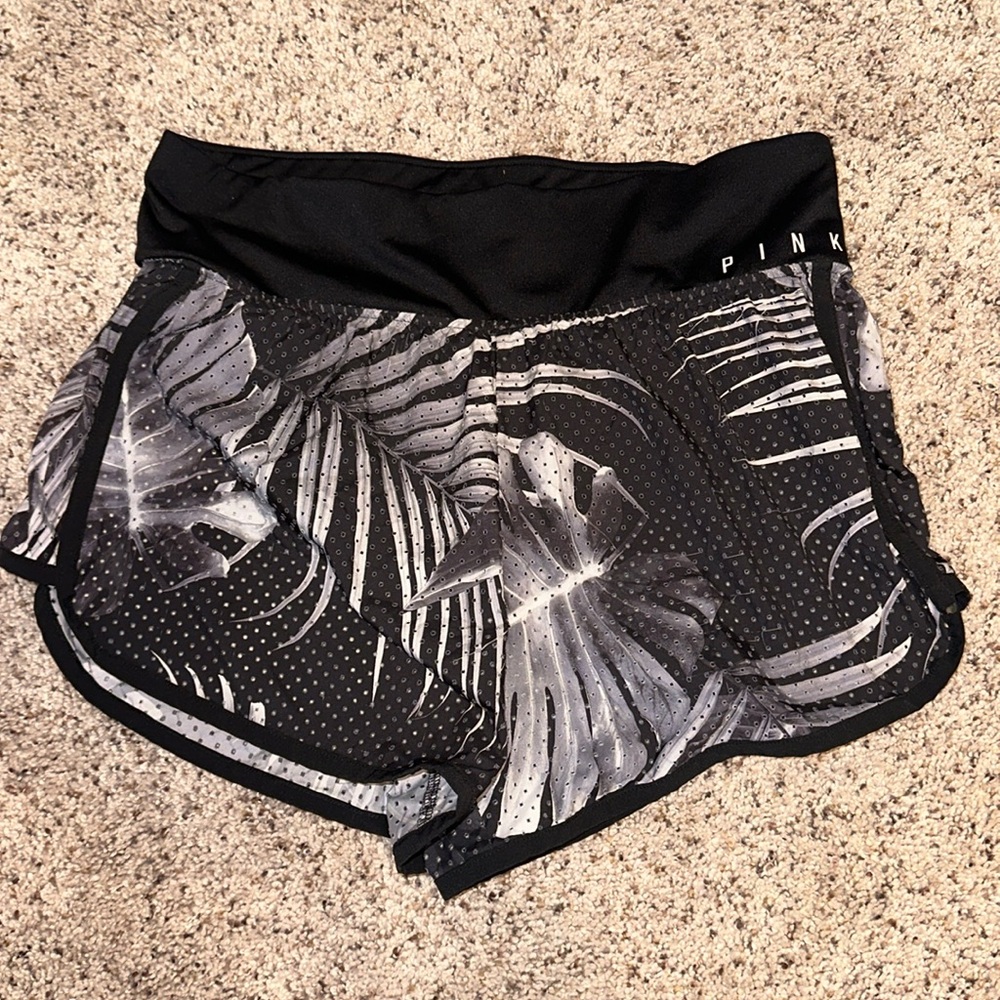 PINK brand running shorts with liner